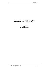 ARGUS3u plus Handbuch V1.0 DT - argus.info