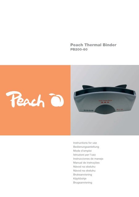 Peach Thermal Binder