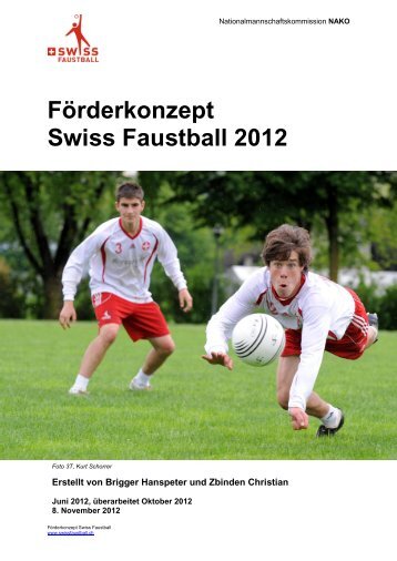 Förderkonzept Swiss Faustball 2012