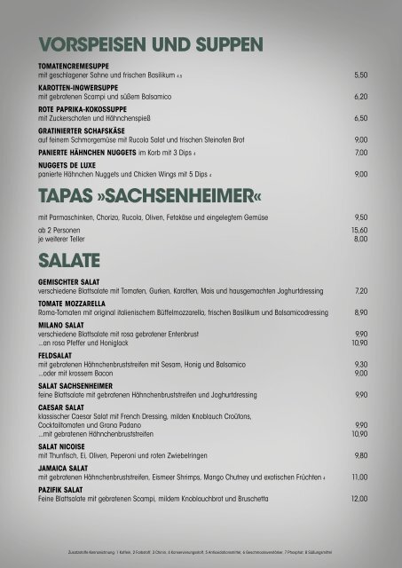 TApAS »SAChSENhEImER - Sachsenheimer Waiblingen