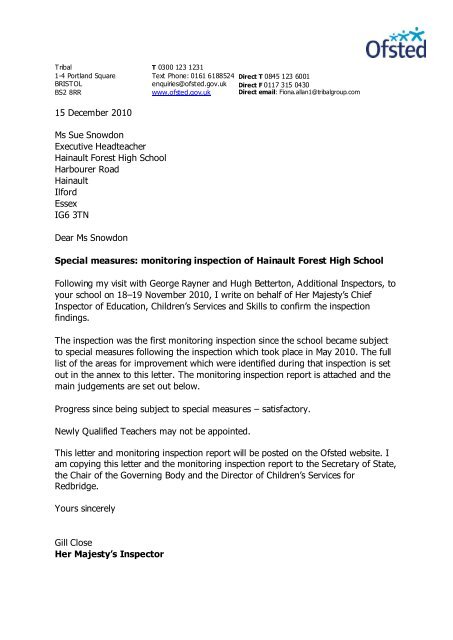 pdf Section 8 inspection report - Ofsted