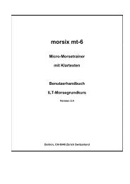 morsix mt-6 Micro-Morsetrainer mit Klartexten ... - ILT-Schule