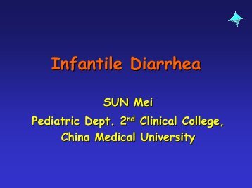 Infantile Diarrhea