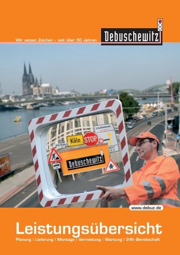 DEBUZ®-Leistungsübersicht 2012 - Debuschewitz Verkehrstechnik