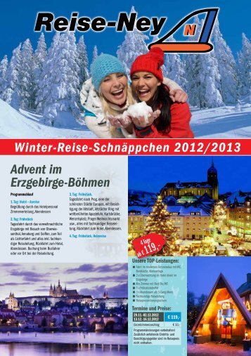 Prospekt Winter-Reise-Schnäppchen 2012 als PDF - Reise-Ney