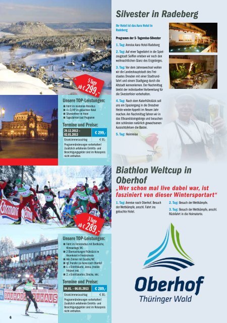 Prospekt Winter-Reise-Schnäppchen 2012 als PDF - Reise-Ney