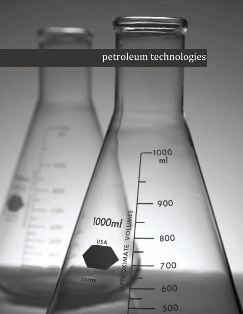 Petro tech brochure rev 3-1 - Petroleum Technologies