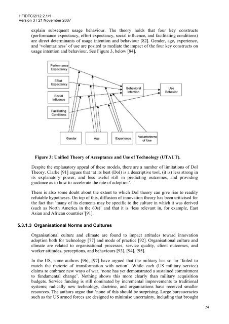 The Impact of Technology Insertion on Organisations