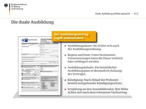 Duale Ausbildung sichtbar gemacht - NA-BIBB