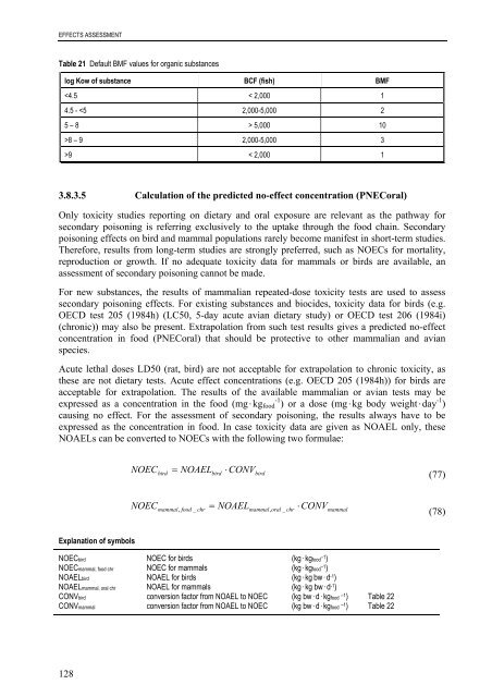 technical guidance documents - Institute for Health and Consumer ...