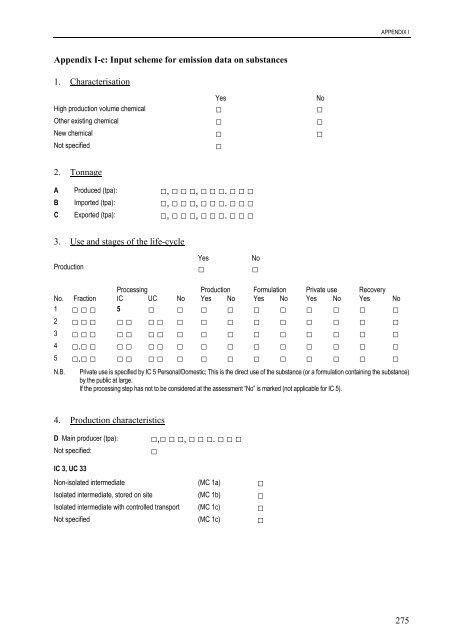 technical guidance documents - Institute for Health and Consumer ...