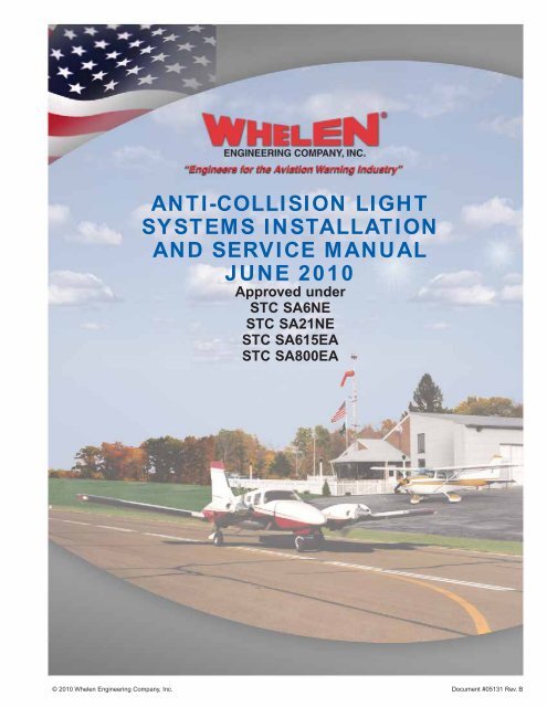 Anti Collision Light Systems Installation and Service Manual