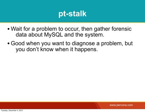 pt-mysql-summary - Percona