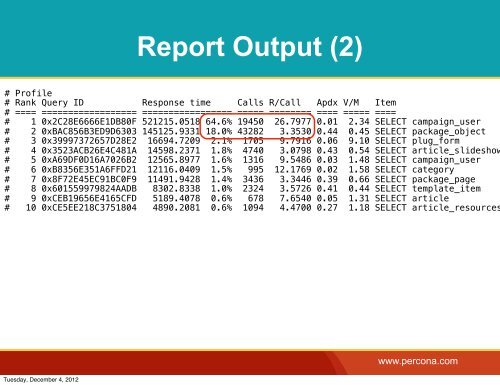 pt-mysql-summary - Percona