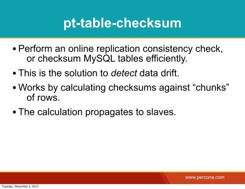 pt-mysql-summary - Percona