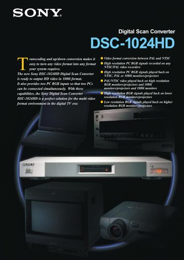 Digital Scan Converter DSC-1024HD - Nashville Production Rentals