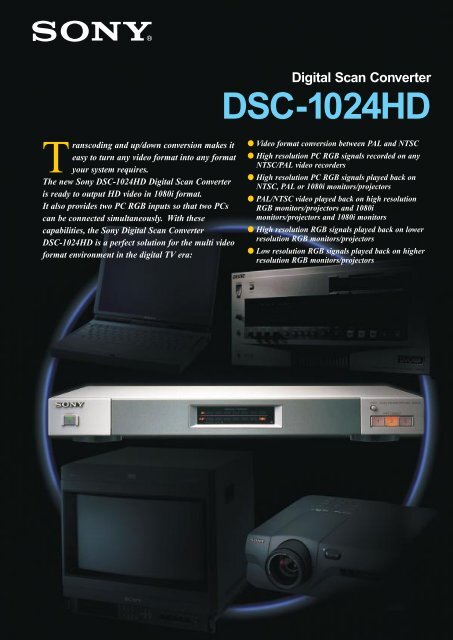 Digital Scan Converter DSC-1024HD - Nashville Production Rentals