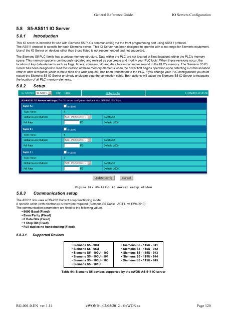 eWON General Reference Guide - eWON wiki