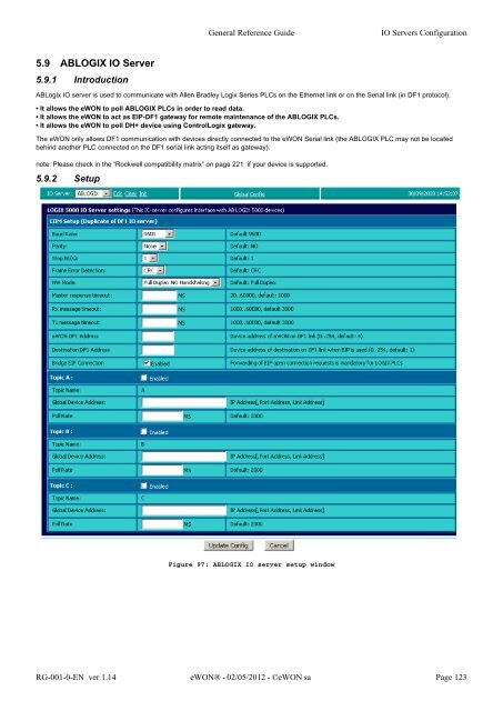 eWON General Reference Guide - eWON wiki