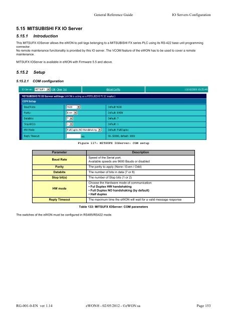 eWON General Reference Guide - eWON wiki