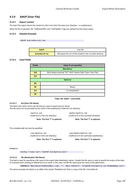 eWON General Reference Guide - eWON wiki