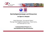 Das CO - Sportinfra