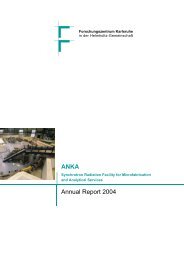ANKA Annual Report 2004 - ANKA - FZK