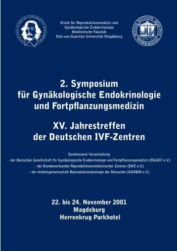 2. Symposium für Gynäkologische Endokrinologie - DIR Deutsches ...