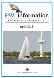 ESV Termine 2012 - Elb-Segler-Vereinigung eV