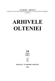 arhivele olteniei 24 - Institutul de Cercetari Socio-Umane 