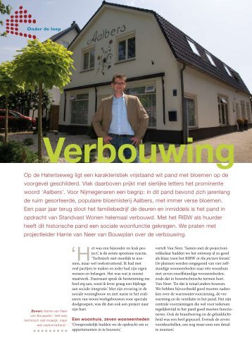 rbouwing pand Aalbers: dat verdient een bloemetje! - Bouwplan ...