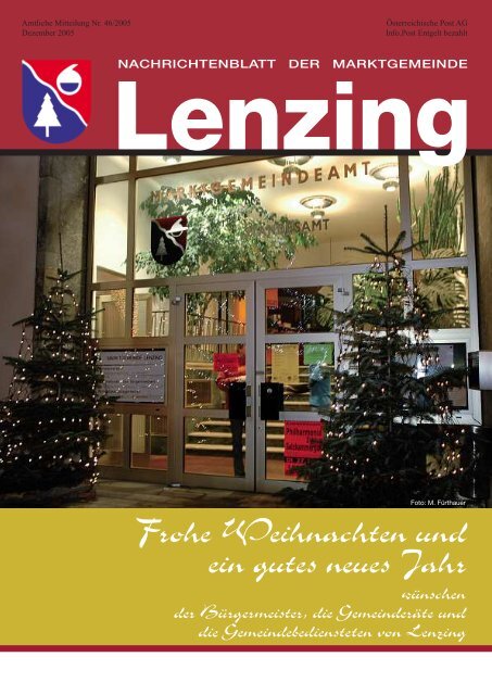 Gemeindezeitung Dezember 2005 - Lenzing