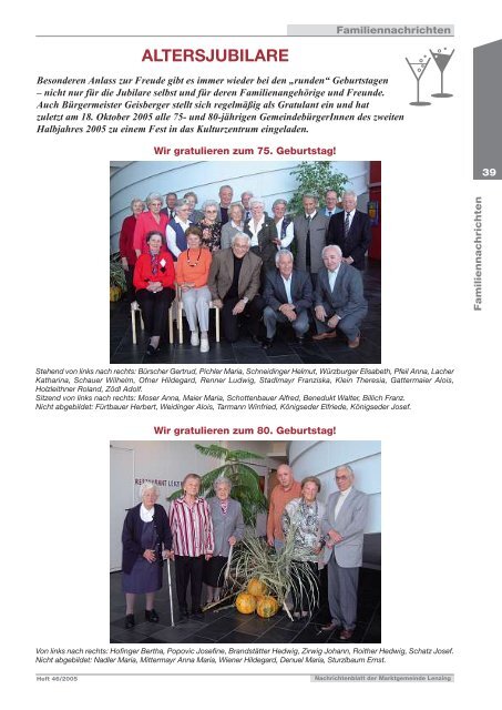 Gemeindezeitung Dezember 2005 - Lenzing