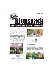 Klöns Ausgabe 2 2006 - Seniorenbetreuung Hatten