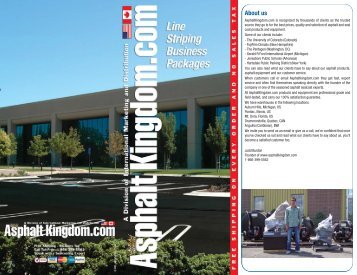 AK-brochures-Line Striping Business 0610 - Asphalt Kingdom