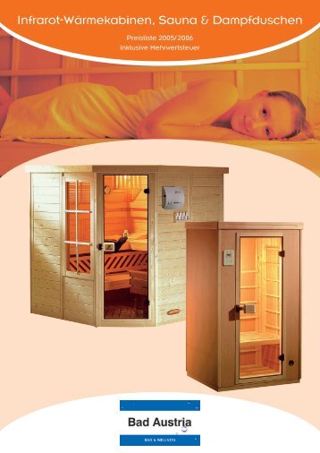 Infrarot-Wärmekabinen, Sauna & Dampfduschen - LSI
