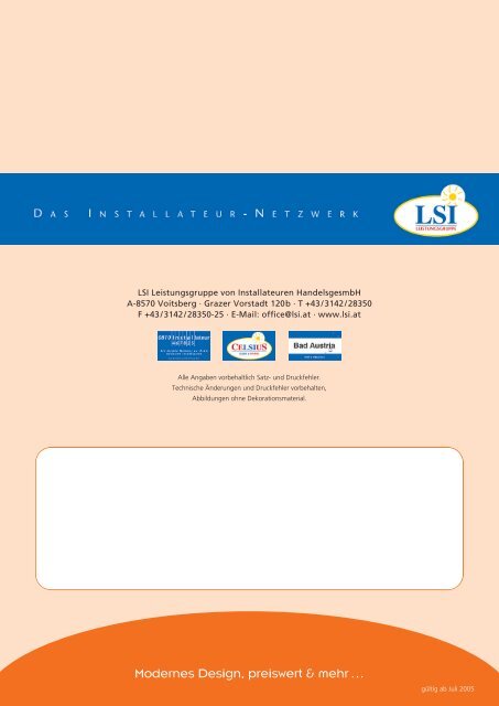 Infrarot-Wärmekabinen, Sauna & Dampfduschen - LSI