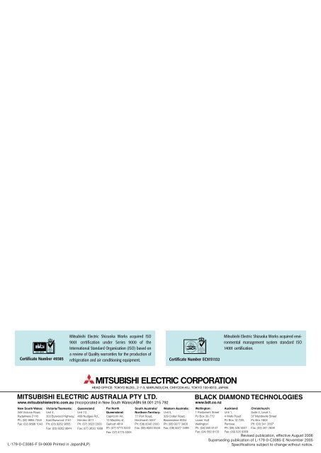 Mr Slim R22 Air Conditioning Range - Mitsubishi Electric Australia