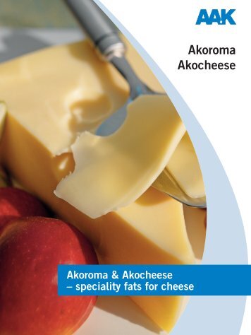 Speciality fats for cheese - AAK
