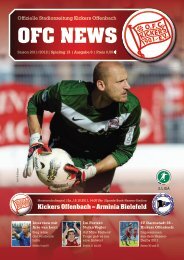 Kickers Offenbach – Arminia Bielefeld