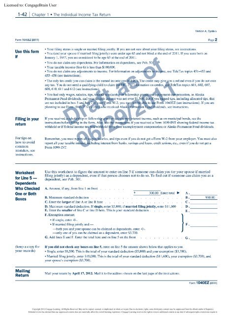 Income Tax Fundamentals 2012, 30th ed. - CengageBrain