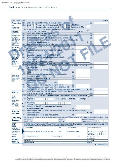 Income Tax Fundamentals 2012, 30th ed. - CengageBrain