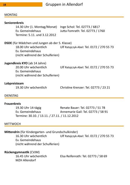 GEMEINDEBRIEF - Evangelische Kirchengemeinde Allendorf