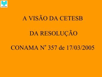 Gestão da qualidade dos recursos hídricos superficiais - ASEC