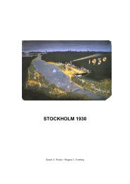STOCKHOLM 1930 - daniel a. walser.com