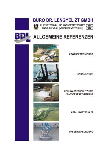 ALLGEMEINE REFERENZUNTERLAGEN der Büro Dr. Lengyel ZT