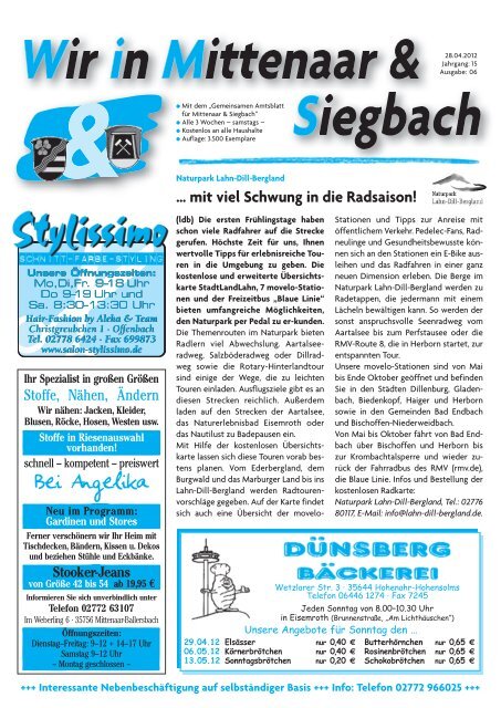 WiMS 28.04.12 - Gemeindeverwaltung Siegbach