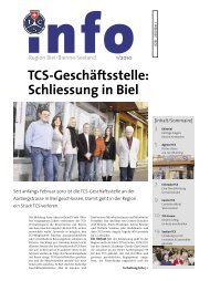 TCS-Geschäftsstelle: Schliessung in Biel - Reisen & Freizeit TCS