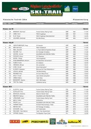 Klassische Technik 25km Klassenwertung Klasse: Jun M Herren ...