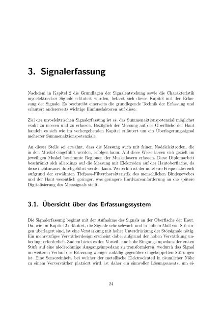 Messung und Analyse myoelektrischer Signale - Communications ...